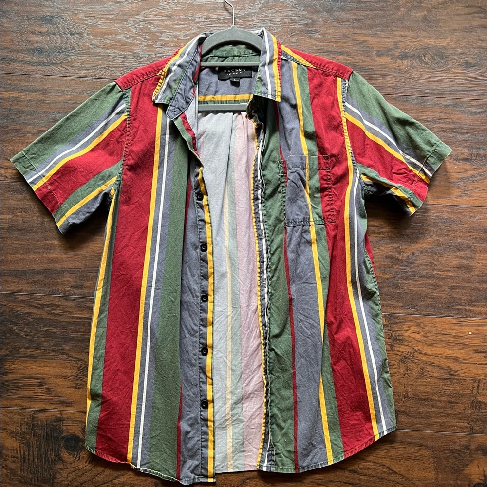 Pacsun Button Up Dress Shirt. Retro
